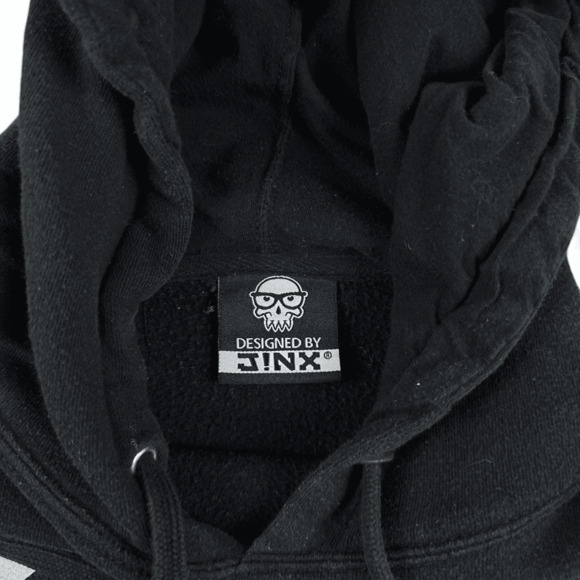 Overwatch Sweater Adult MEDIUM Black Hoodie Pullover Blizzard Jinx J!nx Game - Picture 4 of 7